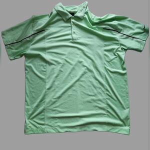 Nike xxl lime green Golf Polo Shirt with dark Grey accents